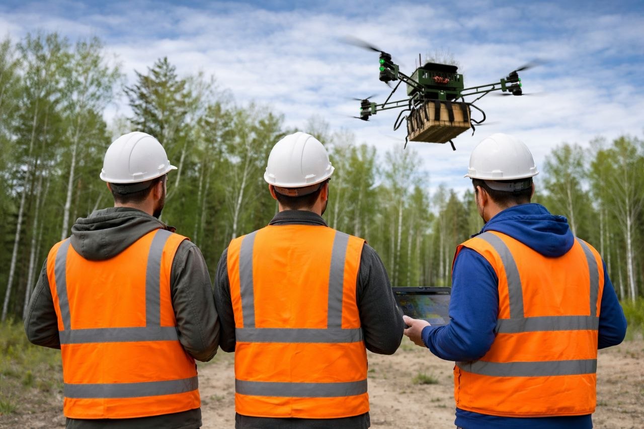 Basics of drone piloting for Aerologistics